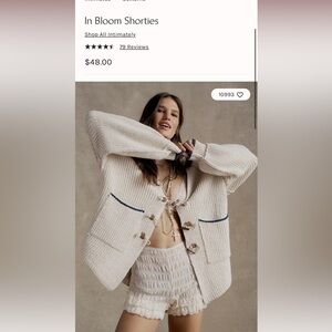 Free People “In Bloom” bloomer shorts